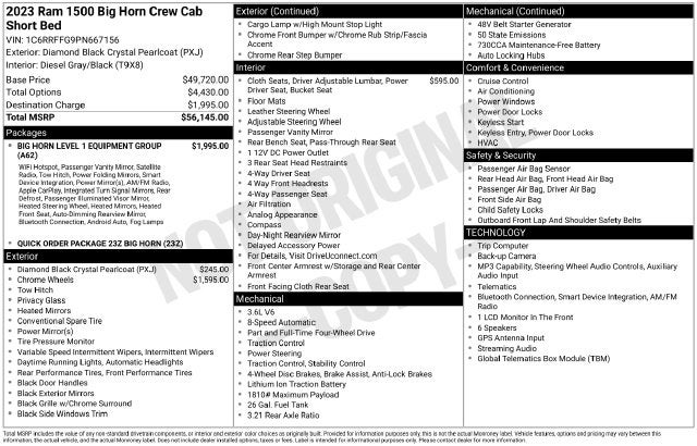 2023 RAM 1500 Big Horn/Lone Star