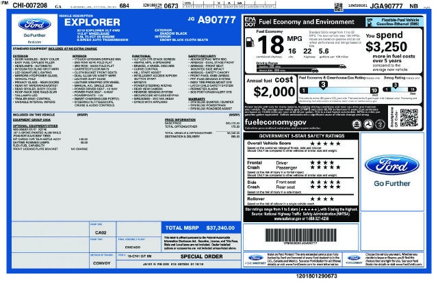 2018 Ford Explorer XLT
