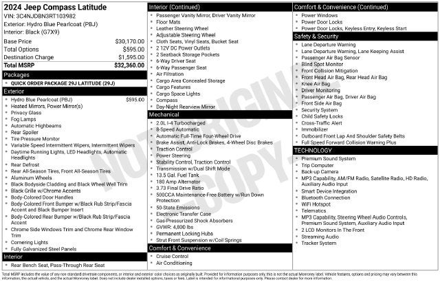 2024 Jeep Compass Latitude