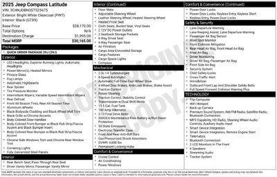 2025 Jeep Compass Latitude