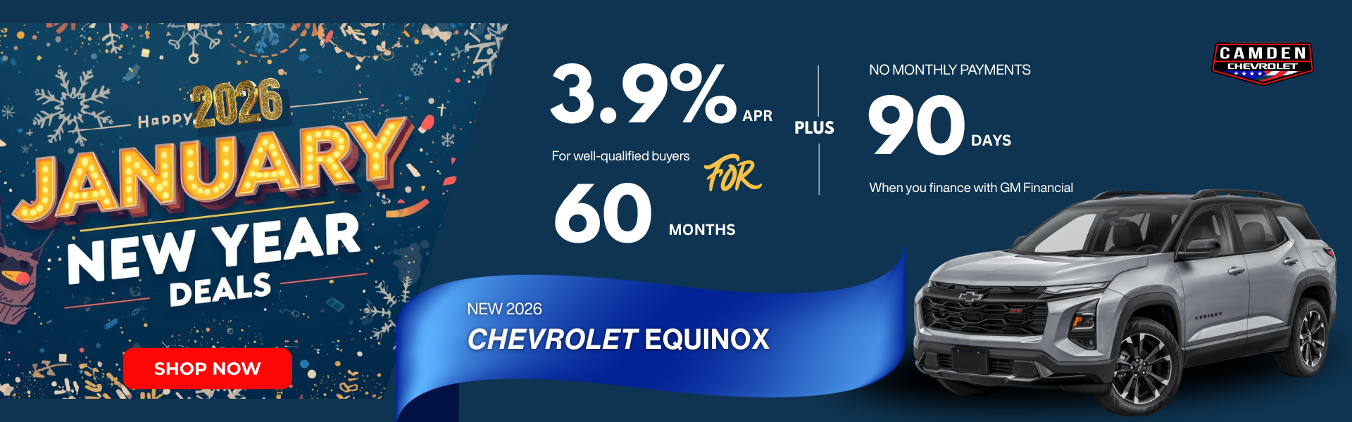 January deals - 2026 Chevy Equinox 