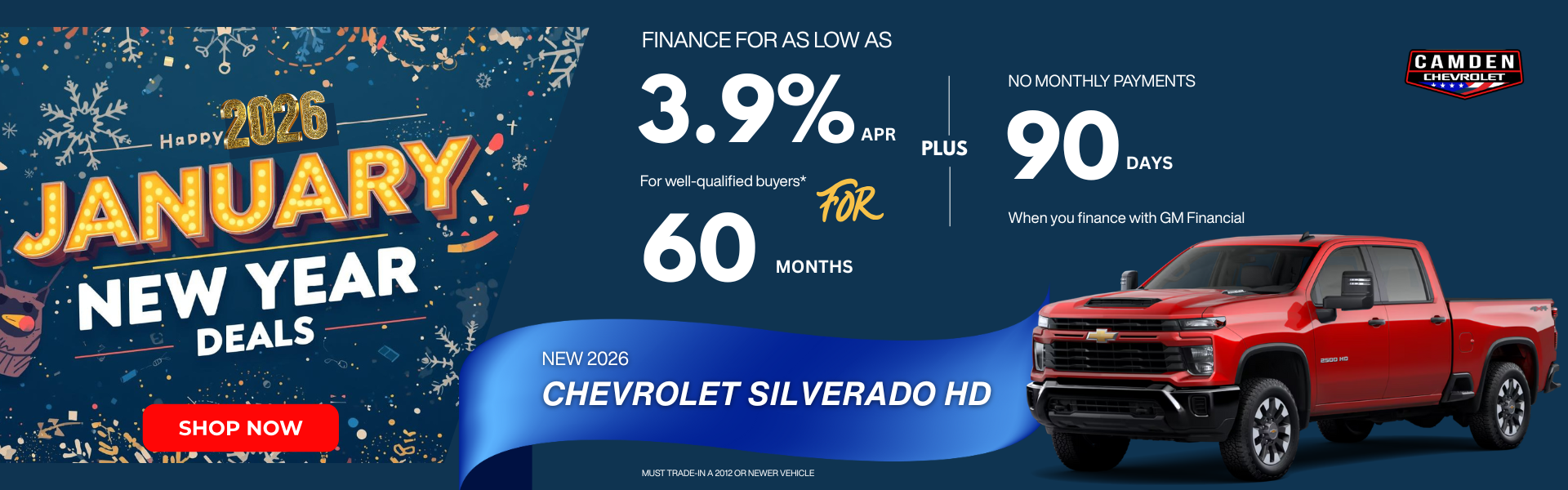 2026 January New Year Deals - 2026 Chevy Silverado HD