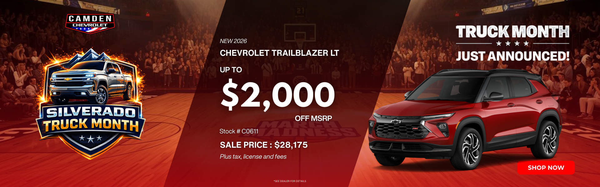 St patricks themed banner 2026 Chevy Trailblazer