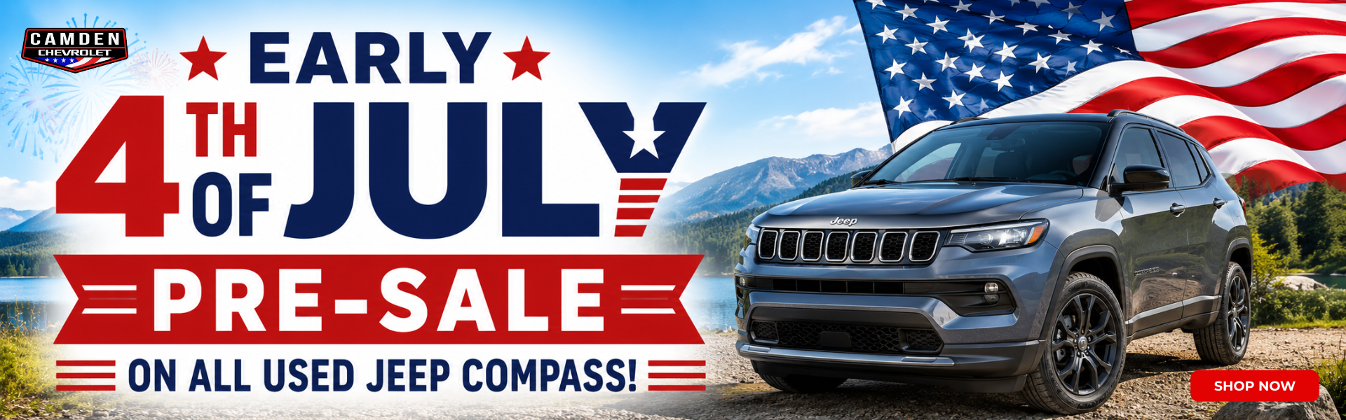 Early 4th of July used Jeep COmpass event